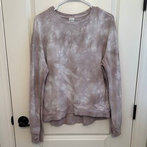 All in Motion Women's‎ gray Tie-Dye Sweatshirt